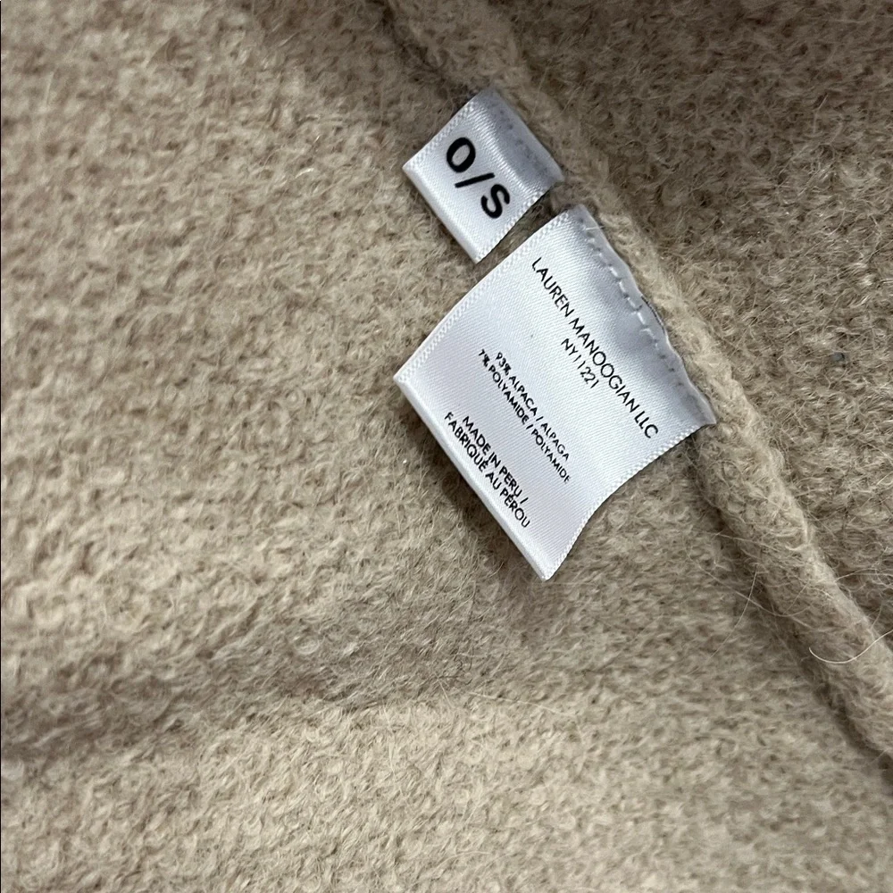 Lauren Manoogian Women's Tan Coat - Picture 6 of 14